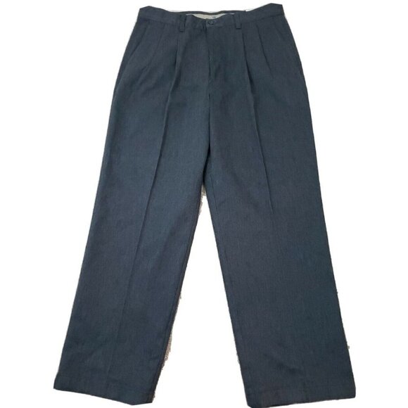 Dockers ~Men's 34×29~ Gray Classic Fit Pleated Pants No Wrinkle Twill NWT $48.00 - Picture 7 of 12